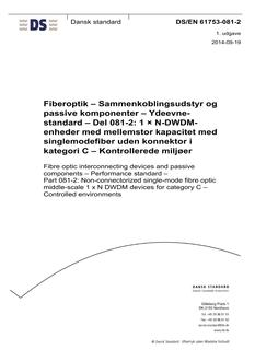 DANSK DS/EN 61753-081-2