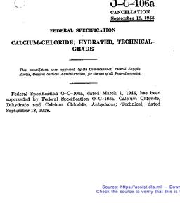 FAS O-C-106A CANC