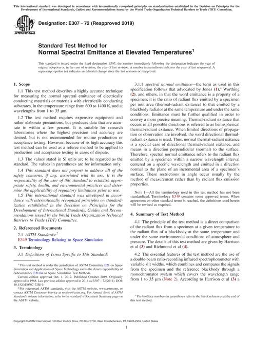 ASTM E307-72(2019)