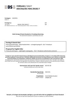 DANSK DSF/ISO/IEC FDIS 29192-7