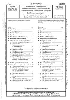 VDI VDI 2263 BLATT 1