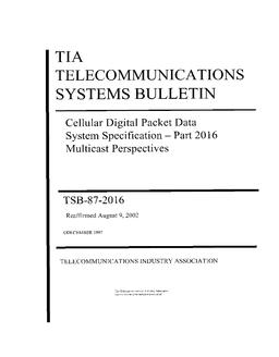 TIA TSB-87-2016