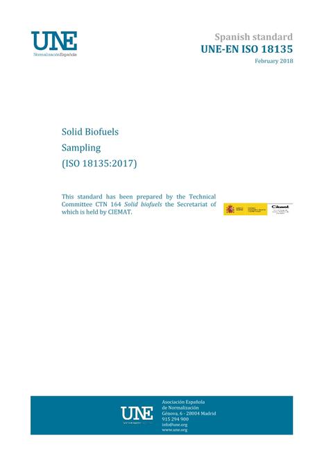 AENOR UNE-EN ISO 18135
