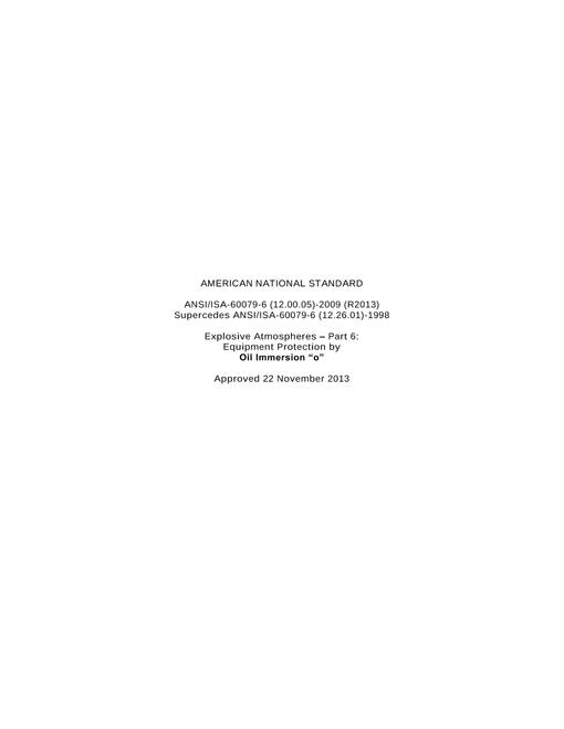 ISA 60079-6