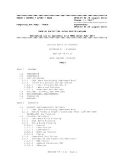 ARMY UFGS-09 64 23