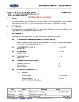 FORD ESB-M99J339-A