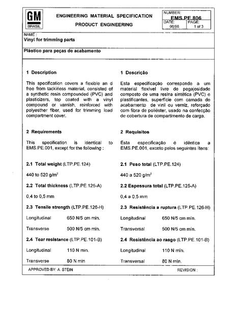 GMSA EMS.PE.806