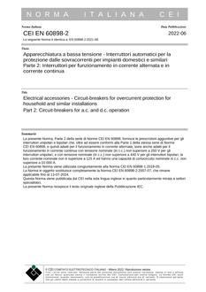 CEI EN 60898-2