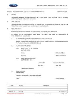 FORD WSS-M1H1021-A