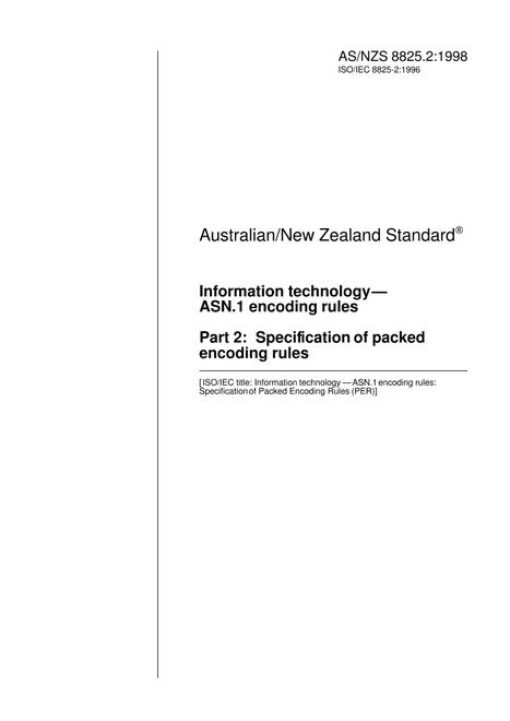 AS/NZS 8825.2:1998