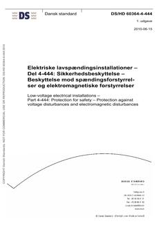 DANSK DS/HD 60364-4-444