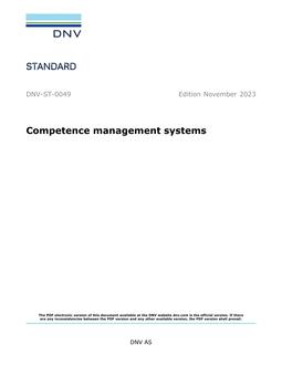DNV DNV-ST-0049