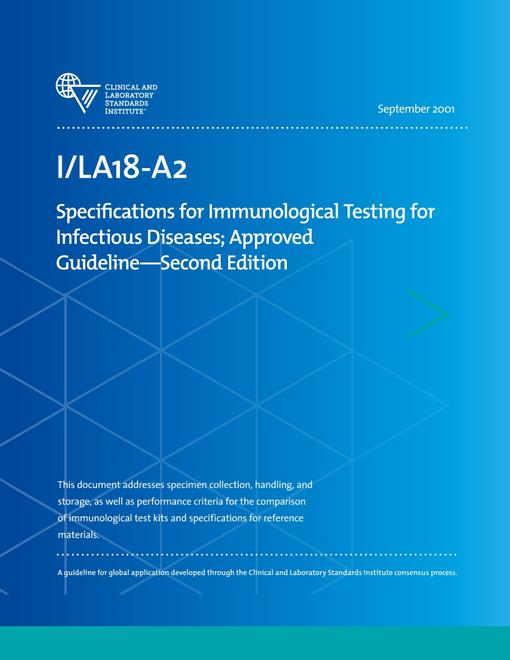 CLSI I/LA18-A2