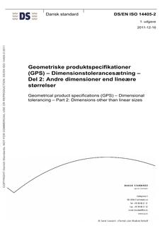 DANSK DS/EN ISO 14405-2
