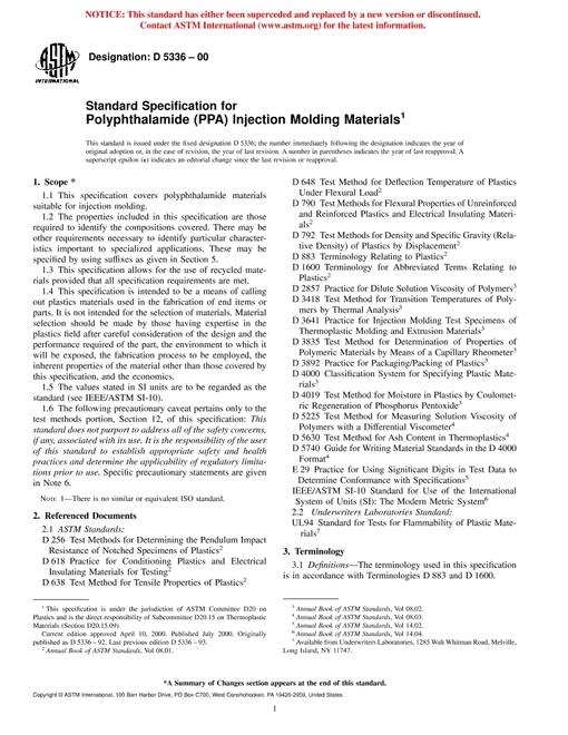 ASTM D5336-00