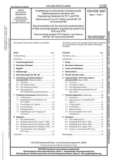 VDI VDI/VDE 3697 BLATT 1