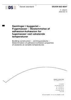 DANSK DS/EN ISO 9047