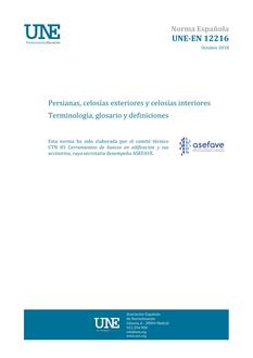 AENOR UNE-EN 12216