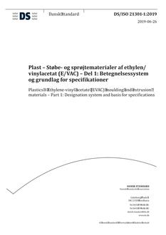 DANSK DS/ISO 21301-1
