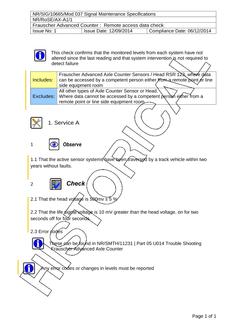 NR NR/SIG/10665/MOD 037 ISSUE 1