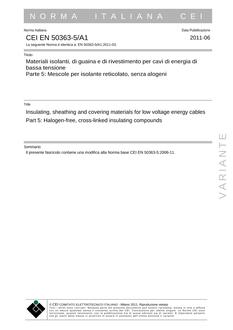 CEI EN 50363-5