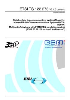ETSI TS 122 273
