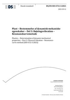DANSK DS/EN ISO 6721-3