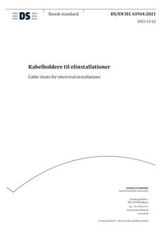 DANSK DS/EN IEC 61914