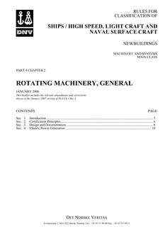 DNV DNV-RU-SHIPS/HSLC PART 4 CHAPTER 2