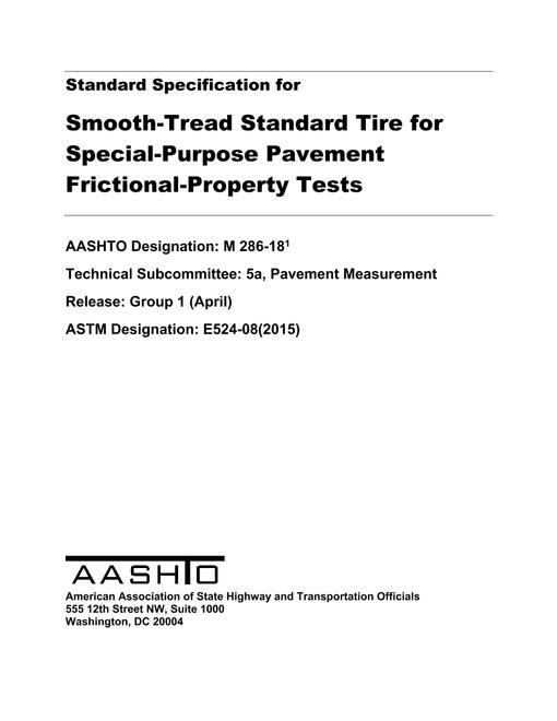 AASHTO M 286-18