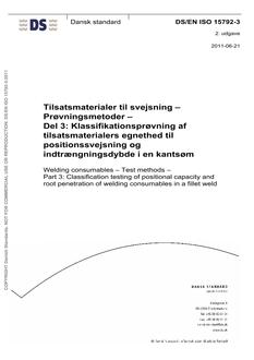 DANSK DS/EN ISO 15792-3