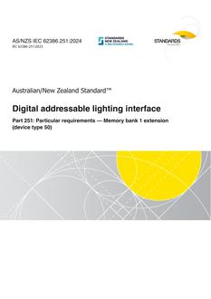 AS/NZS IEC 62386.251:2024