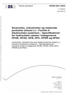 DANSK DS/EN ISO 12922