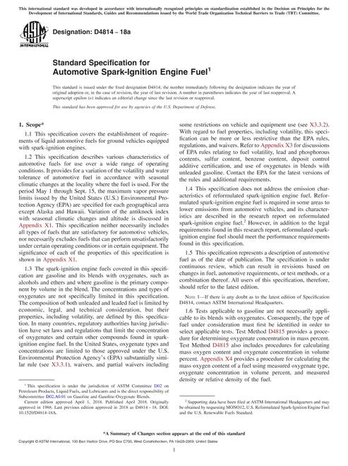 ASTM D4814-18a