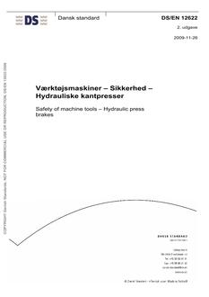DANSK DS/EN 12622
