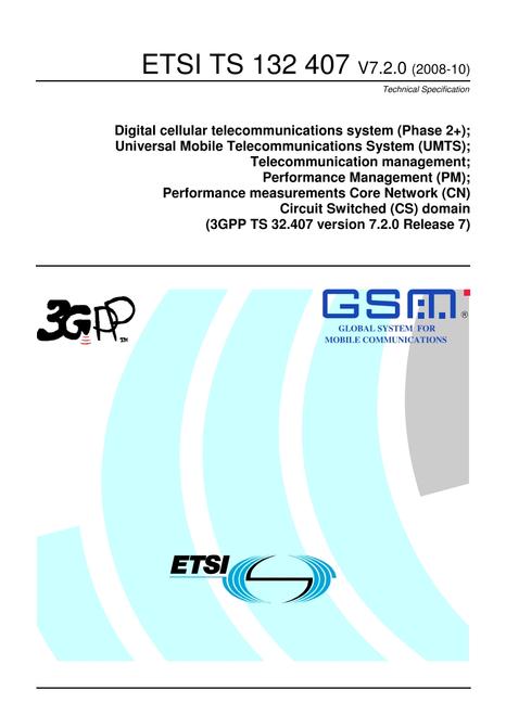 ETSI TS 132 407