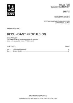 DNV DNV-RU-SHIPS PART 6 CHAPTER 2
