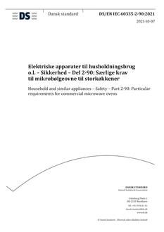 DANSK DS/EN IEC 60335-2-90