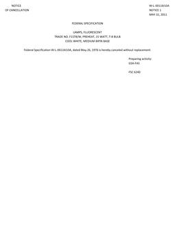 FAS W-L-00116/10A CANC NOTICE 1