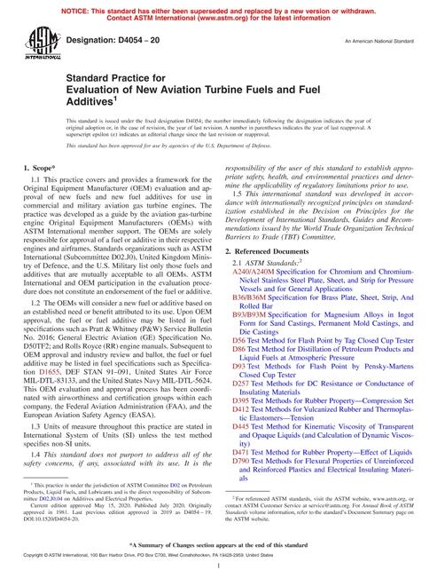 ASTM D4054-20