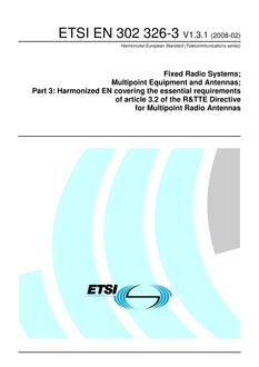ETSI EN 302 326-3