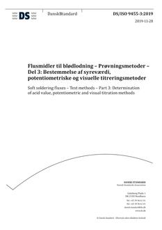 DANSK DS/ISO 9455-3