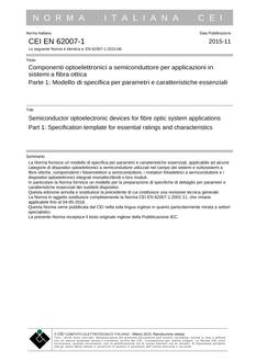 CEI EN 62007-1