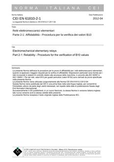 CEI EN 61810-2-1