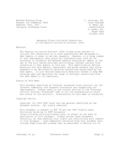 IETF RFC 5626