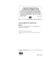 CAN/CSA Z10651-3-98 (R2018)