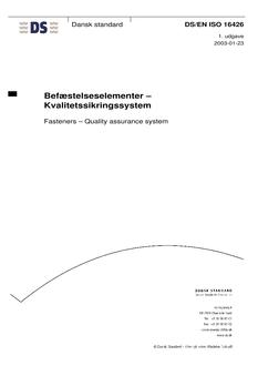 DANSK DS/EN ISO 16426