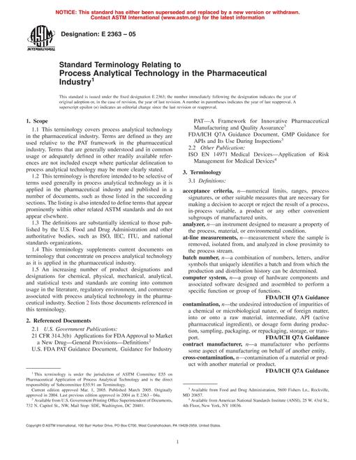 ASTM E2363-05