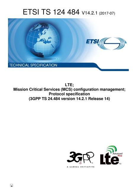ETSI TS 124 484