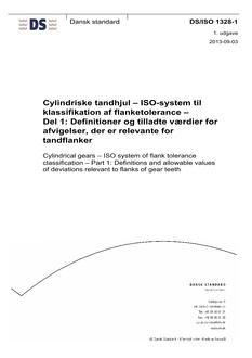 DANSK DS/ISO 1328-1